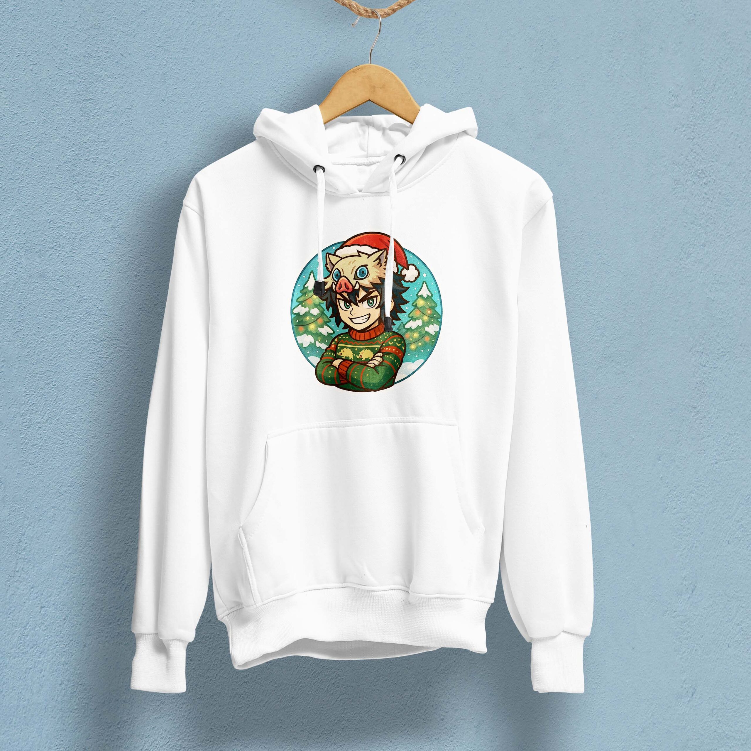 Bluza Świąteczna – Demon Slayer Inosuke - obrazek 2