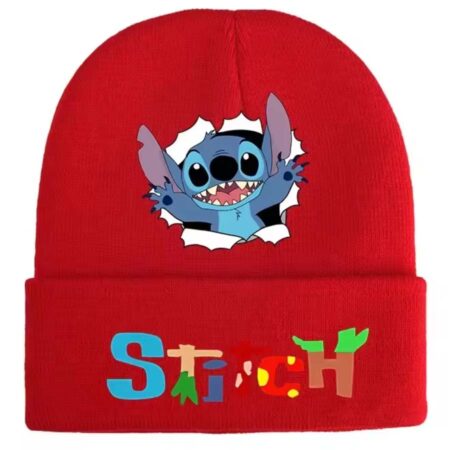 Czapka zimowa Stitch – czerwona