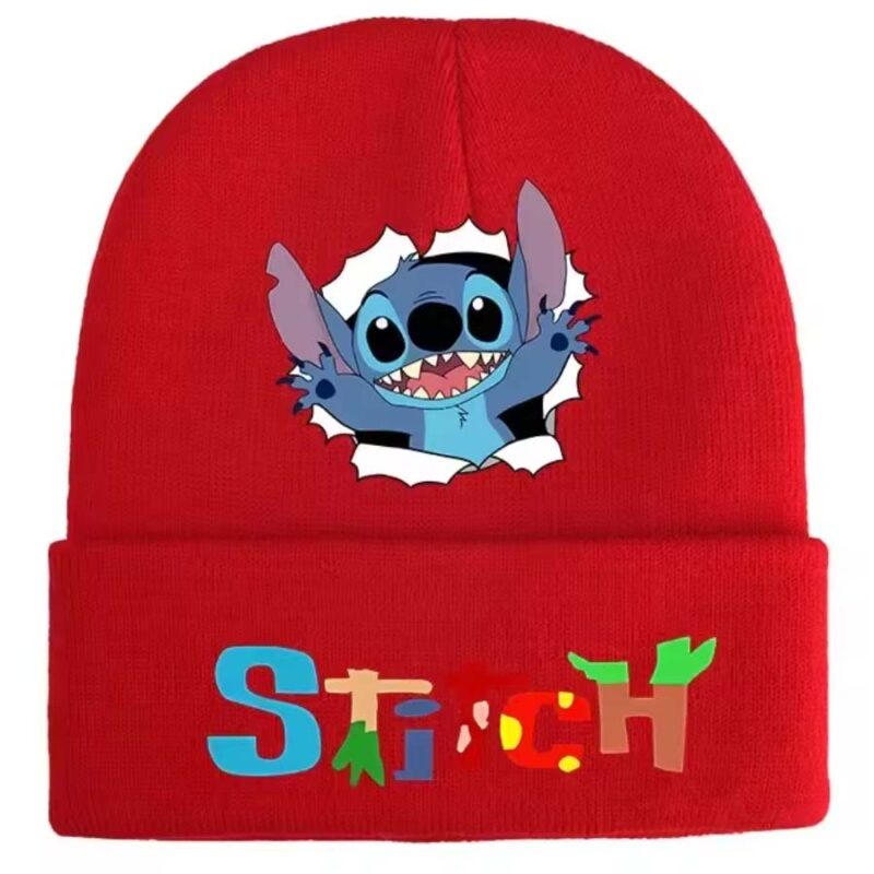 Czapka zimowa Stitch – czerwona