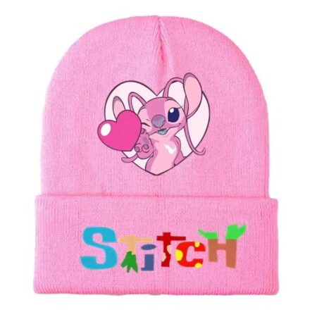 Czapka zimowa Stitch – różowa