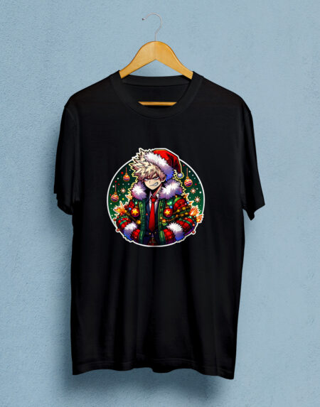 Koszulka Świąteczna - Boku no hero Academia Katsuki-Bakugo