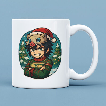 Świąteczny Kubek - Demon Slayer Inosuke