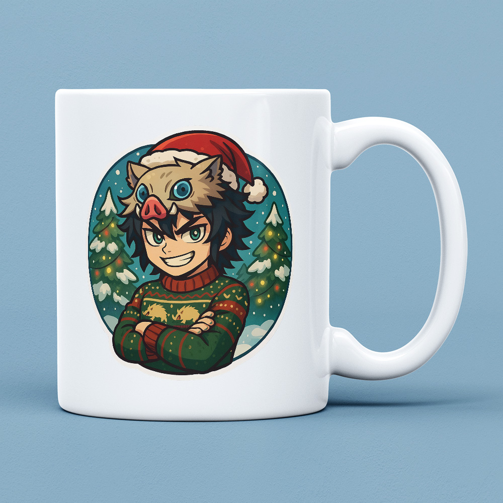 Świąteczny Kubek - Demon Slayer Inosuke