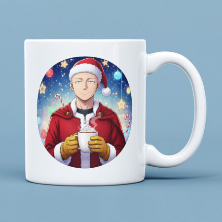 Świąteczny Kubek - Saitama