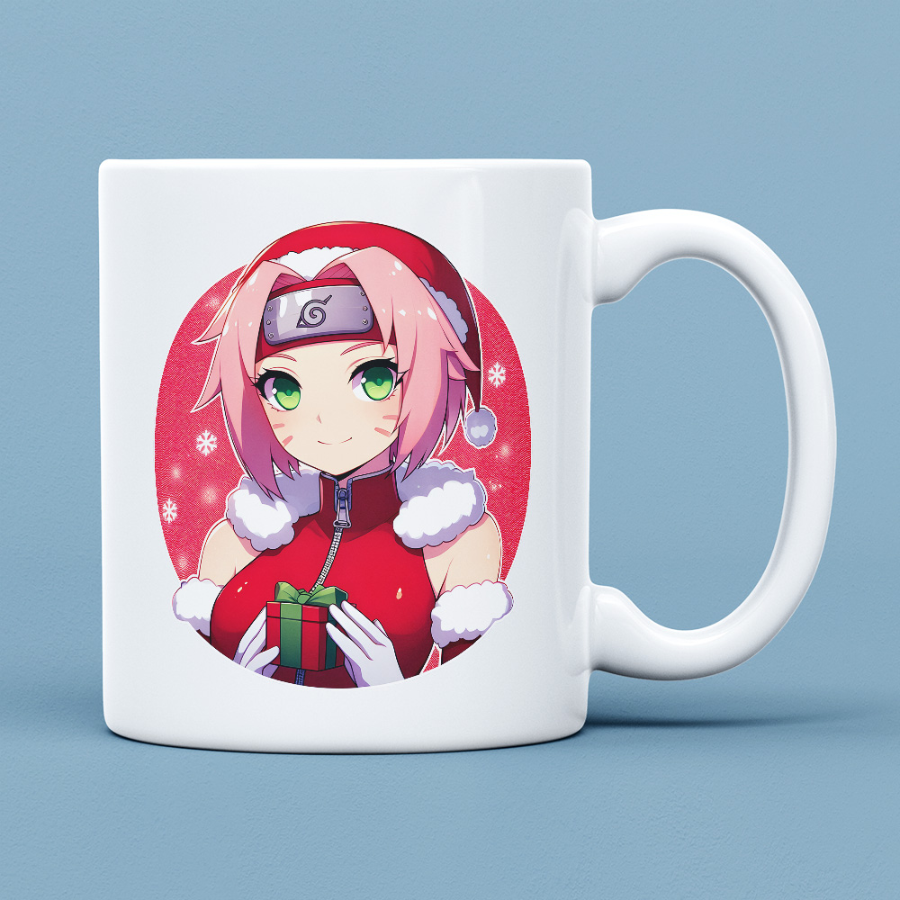 Świąteczny Kubek - Naruto Sakura
