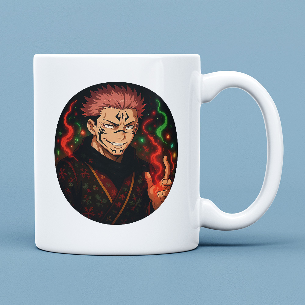 Świąteczny Kubek - Jujutsu Kaisen Sukuna