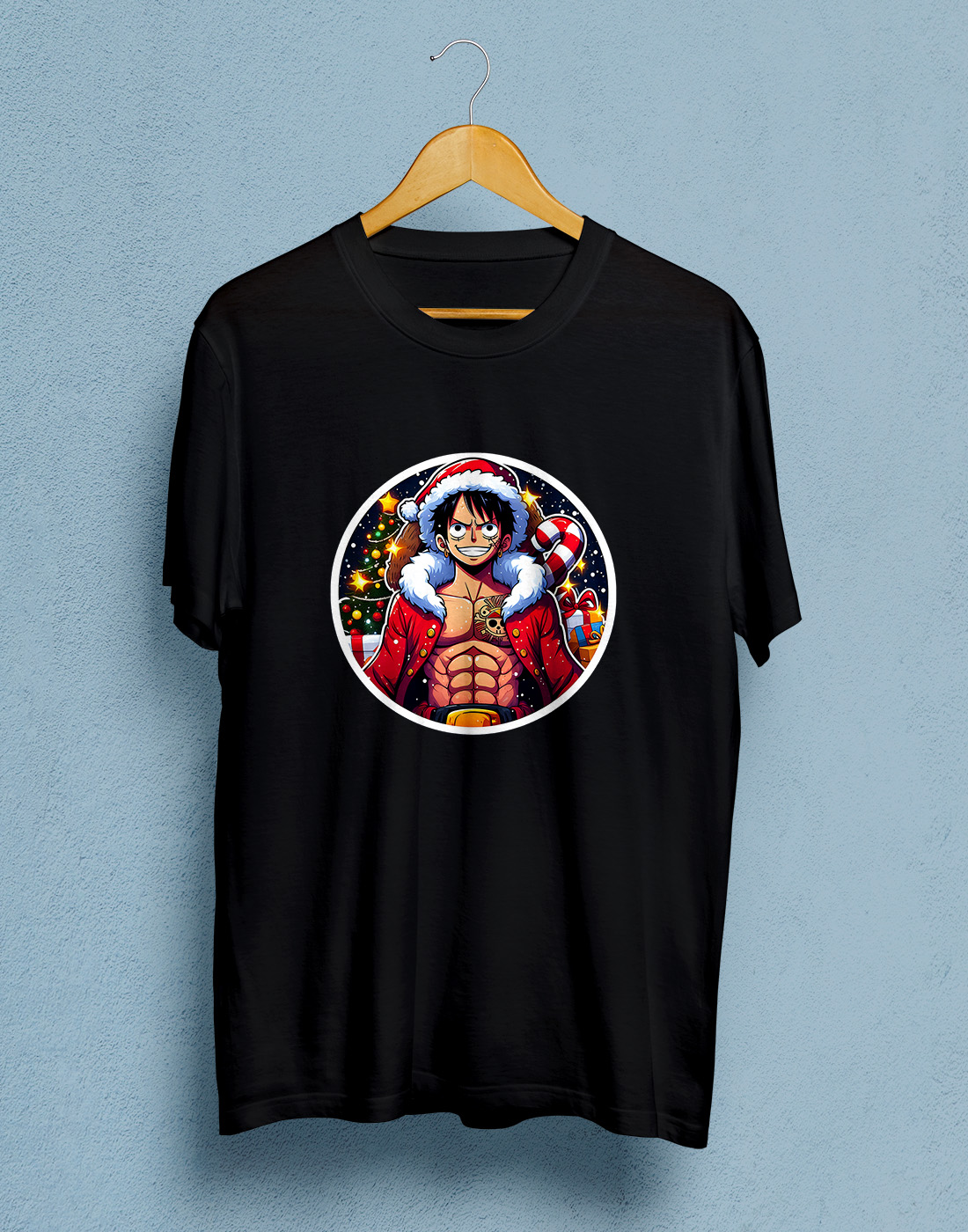 Koszulka Świąteczna - One Piece Luffy - obrazek 2