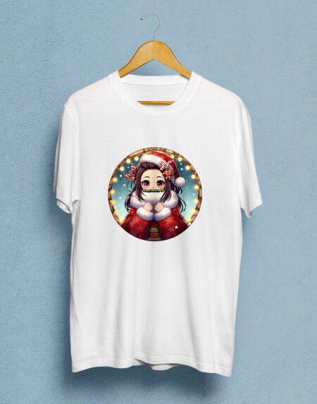 Koszulka Świąteczna - Demon Slayer Nezuko