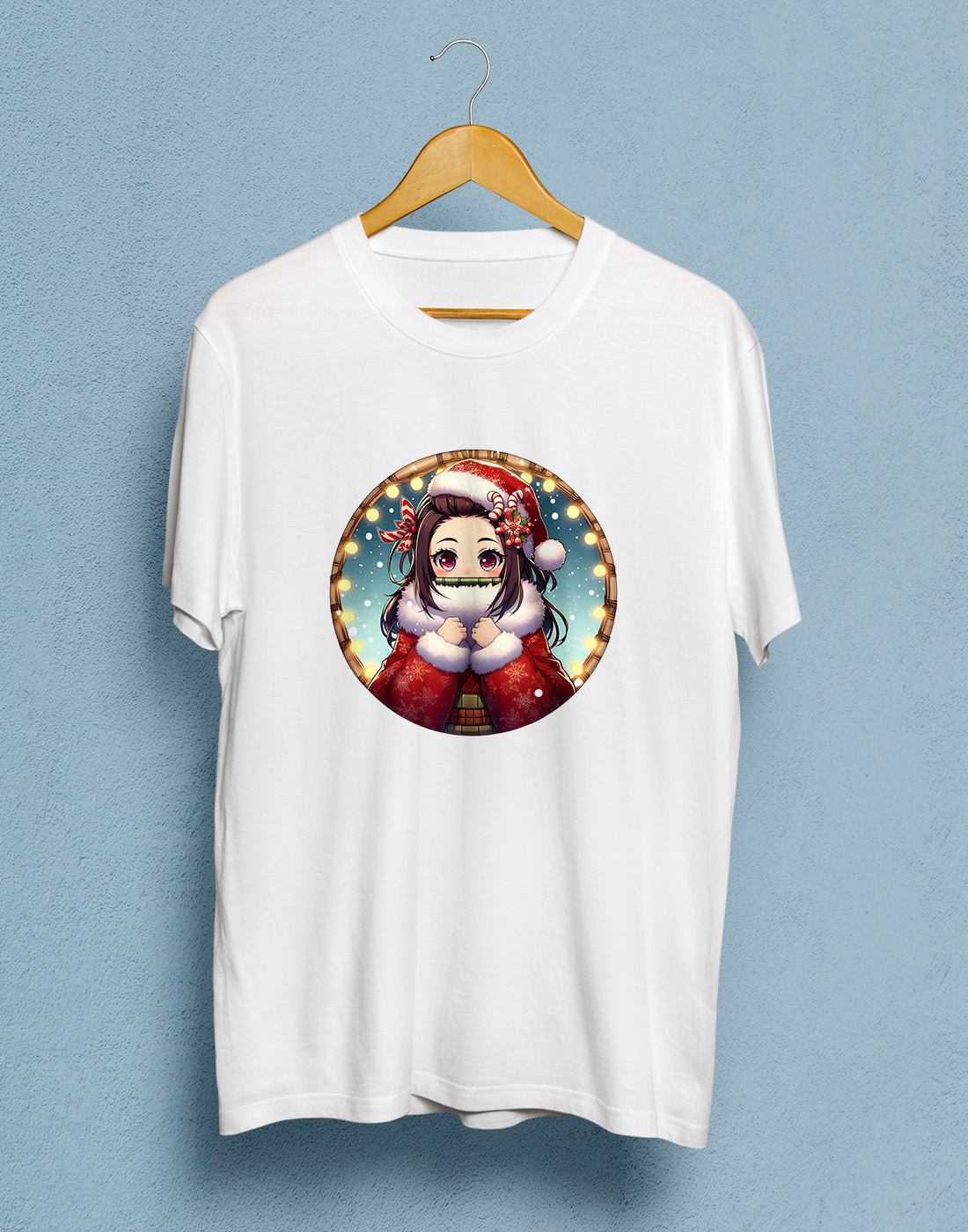 Koszulka Świąteczna - Demon Slayer Nezuko