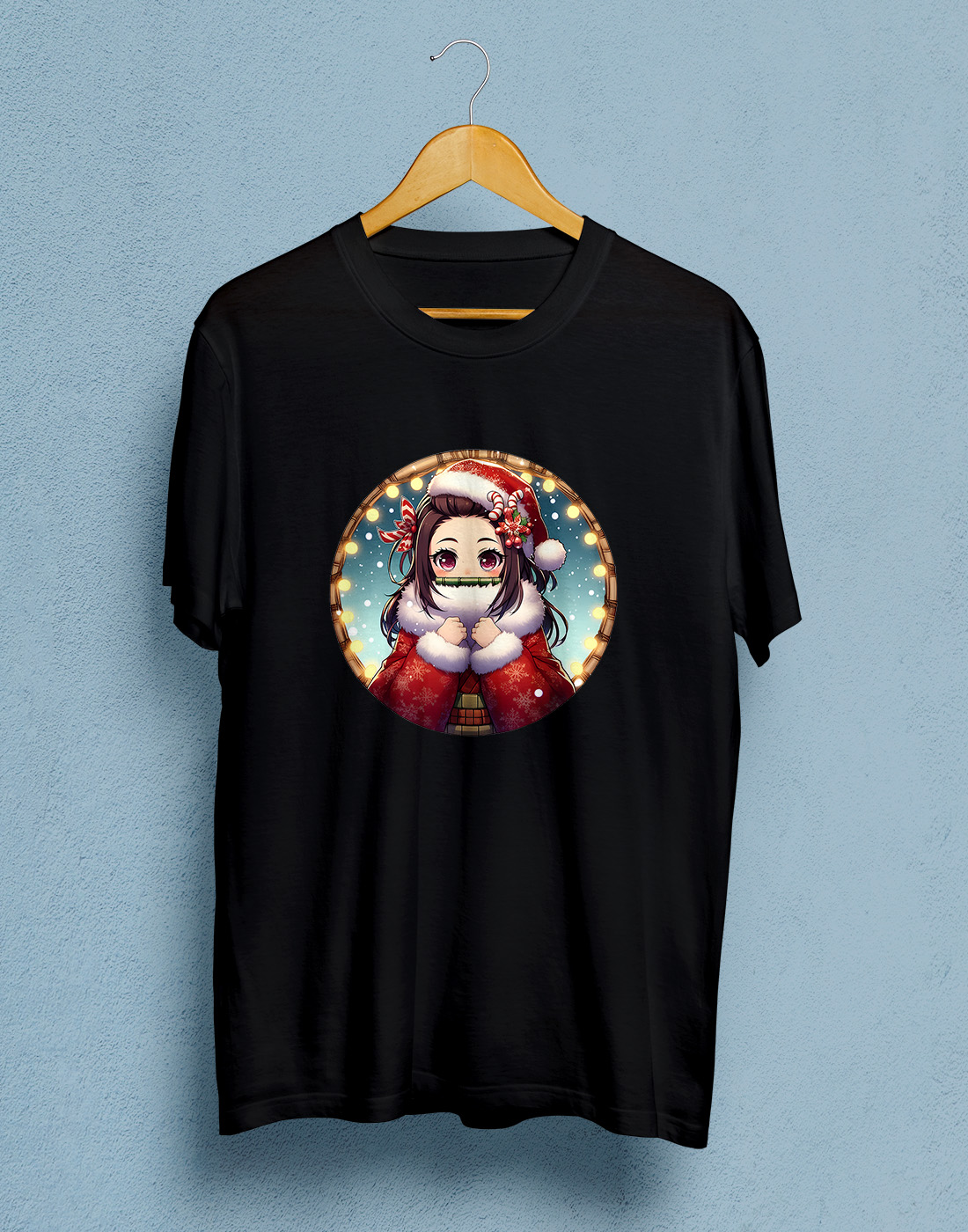 Koszulka Świąteczna - Demon Slayer Nezuko - obrazek 2