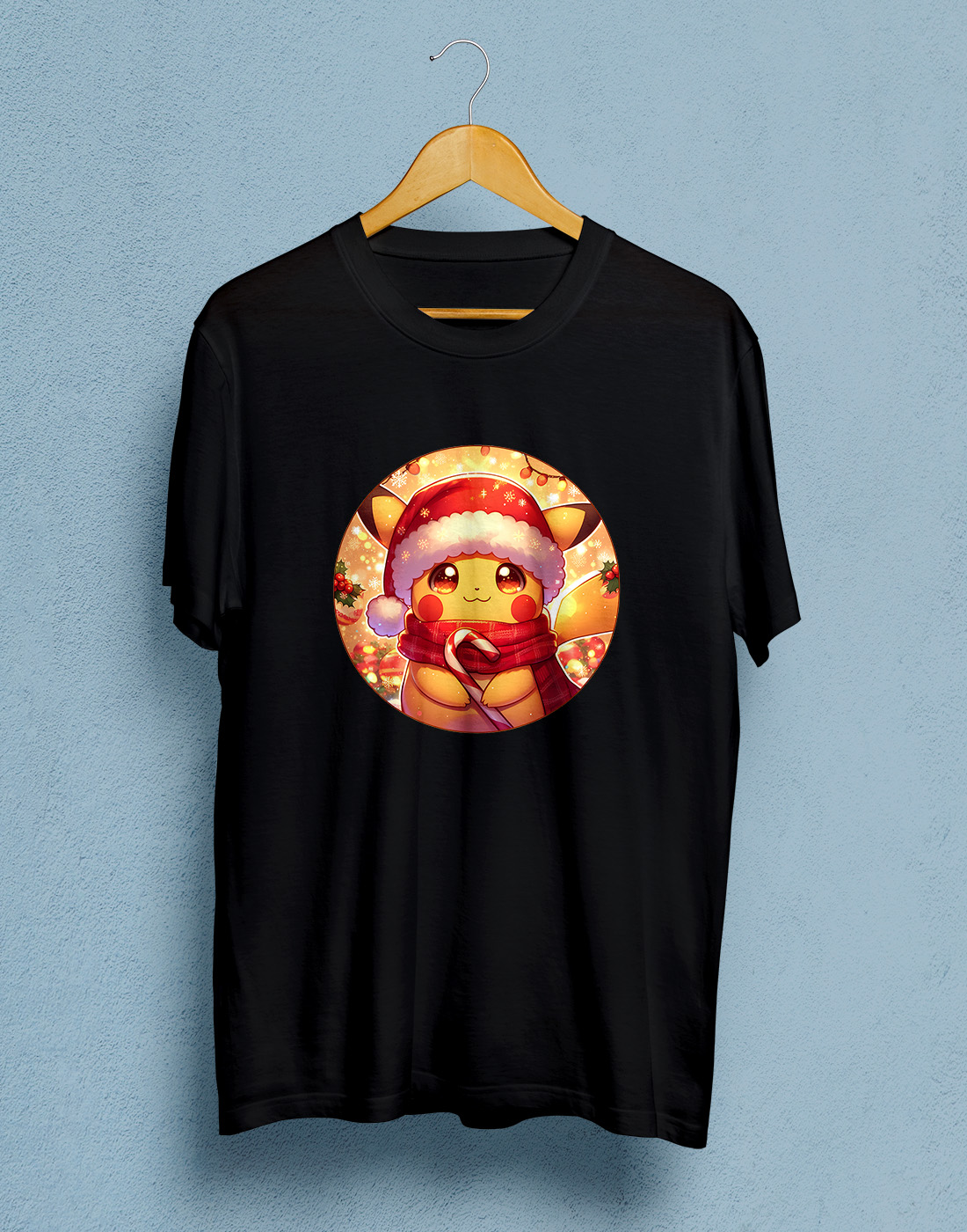 Koszulka Świąteczna - Pokemon Pikachu