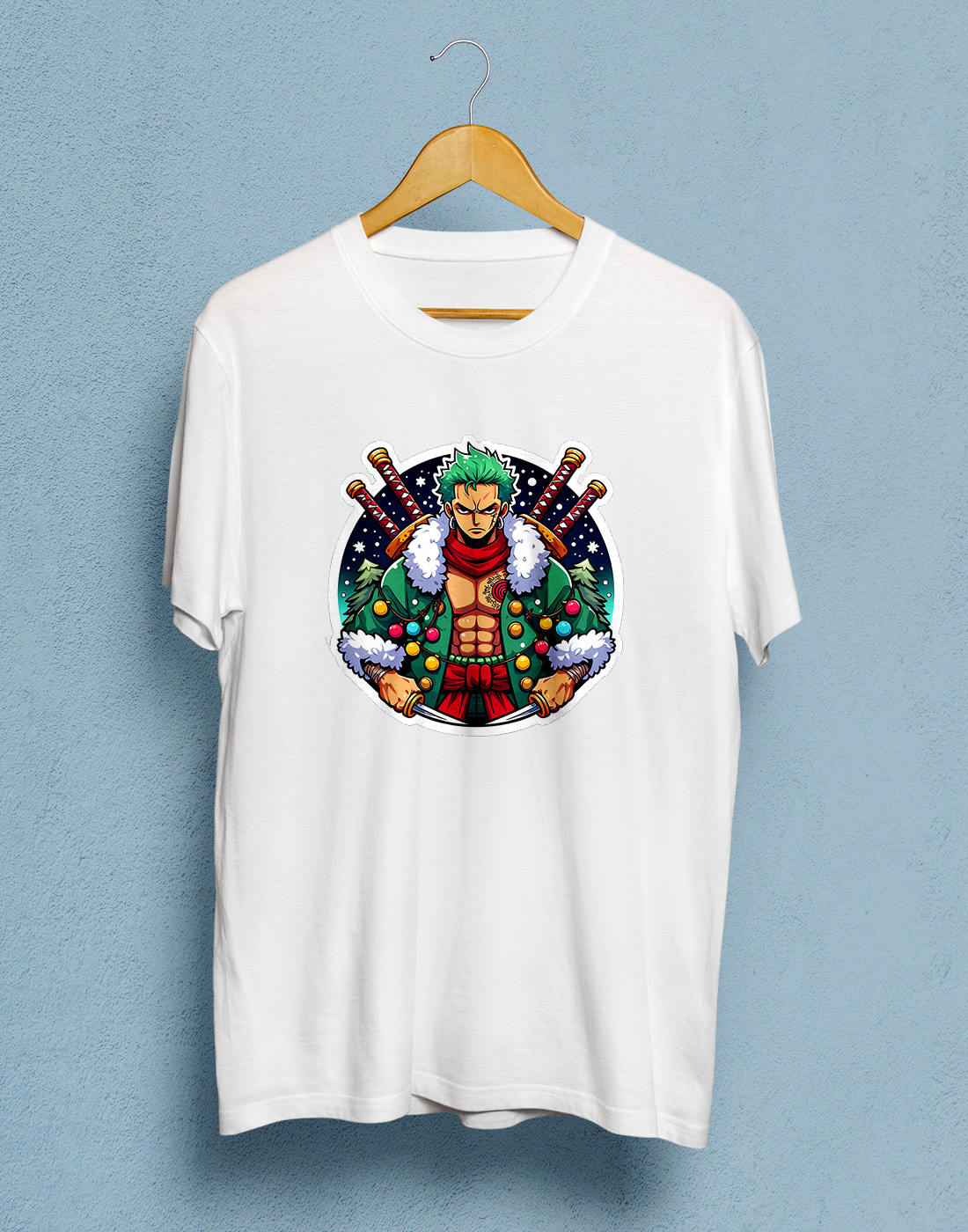 Koszulka Świąteczna - One Piece Zoro - obrazek 2