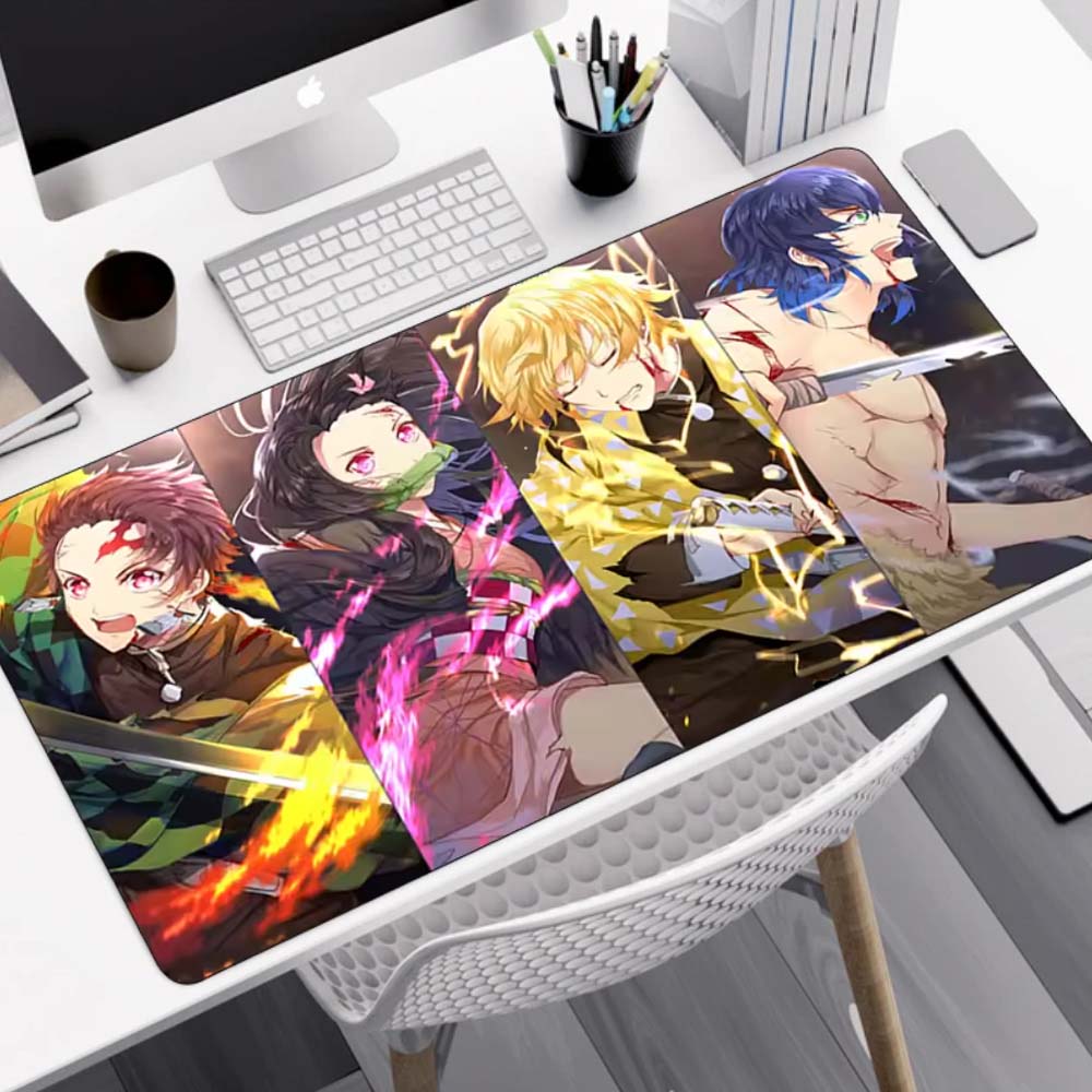 Podkładka na biurko Demon Slayer - Tanjiro x Nezuko x Zenitsu x Inosuke